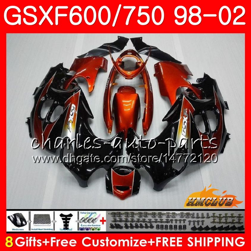 Body For SUZUKI KATANA GSX600F Blk orange GSXF750 1998 1999 2000 2001 2002 2HC.59 GSXF 750 600 GSX750F GSXF600 98 99 00 01 02 Fairing kit, No. 20
Body For SUZUKI KATANA GSX600F Blk orange GSXF750 1998 1999 2000 2001 2002 2HC.59 GSXF 750 600 GSX750F GSXF600 98 99 00 01 02 Fairing kit, No. 20
