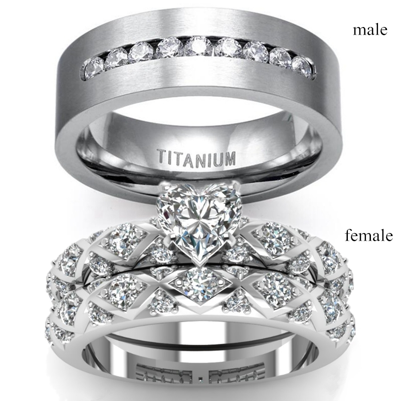 Couple Rings His and Hers 925 Silver Heart Cut Diamond Women's Wedding Ring Men's Zircon Ring Bridal Wedding Jewelry
Couple Rings His and Hers 925 Silver Heart Cut Diamond Women's Wedding Ring Men's Zircon Ring Bridal Wedding Jewelry