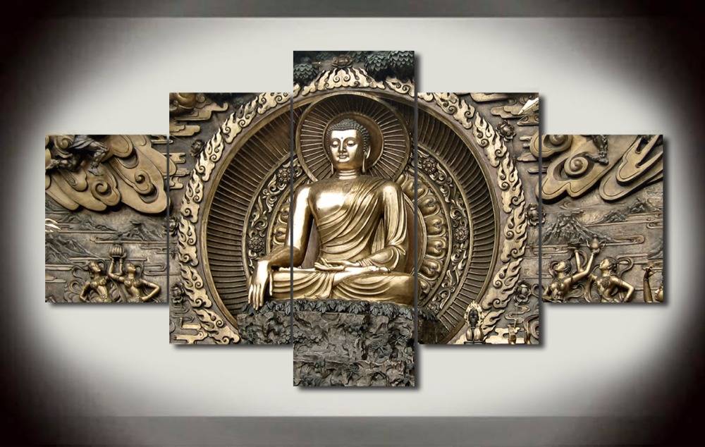 5 pieces Print Buddha Painting On Canvas Art picture For Living room wall decor Home decor wall art Painting No Frame
5 pieces Print Buddha Painting On Canvas Art picture For Living room wall decor Home decor wall art Painting No Frame