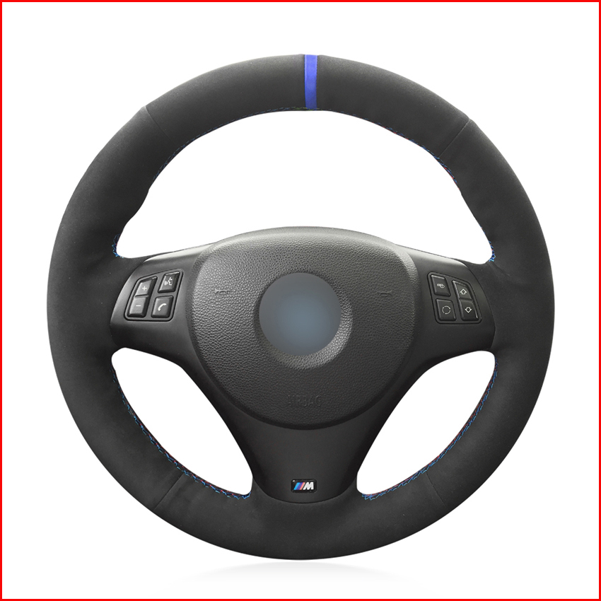 Black Suede Genunie Leather Hand Sew Car Steering Wheel Cover for BMW M Sport M3 E90 E91 E92 E93 E87 E81 E82 E88 X1 E84 Parts
Black Suede Genunie Leather Hand Sew Car Steering Wheel Cover for BMW M Sport M3 E90 E91 E92 E93 E87 E81 E82 E88 X1 E84 Parts