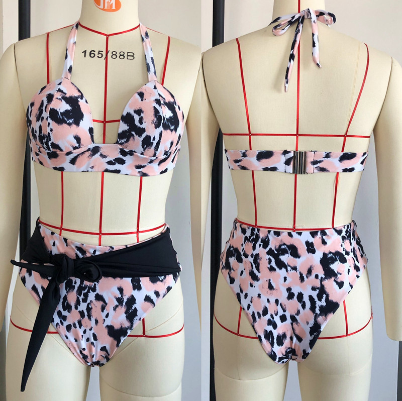 New Hard Bag Bikini Sexy Leopard Print Swimsuit 2020 Bow High Waist Pink Leopard Swimwear Casual Surfing Swimsuit Bikini Female
New Hard Bag Bikini Sexy Leopard Print Swimsuit 2020 Bow High Waist Pink Leopard Swimwear Casual Surfing Swimsuit Bikini Female