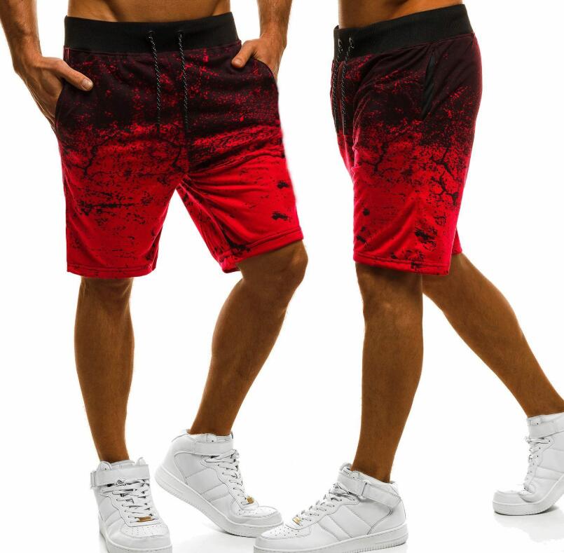 Summer Casual Shorts Fashion Mens Joggers Trousers 3 Colors Elastic Waist Beach Shorts Pants Size M-3XL Optional