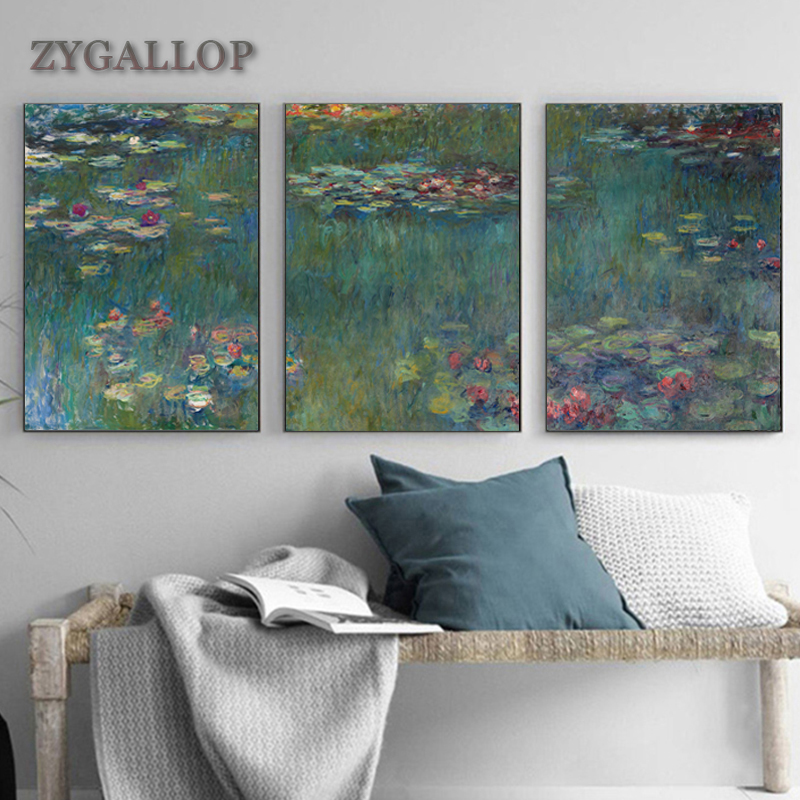 ZYGALLOP Monet Water Lilies Abstract Canvas Painting Oil Paintings Print Poster Wall Pictures for Living Room Home Decor Artwork
ZYGALLOP Monet Water Lilies Abstract Canvas Painting Oil Paintings Print Poster Wall Pictures for Living Room Home Decor Artwork
