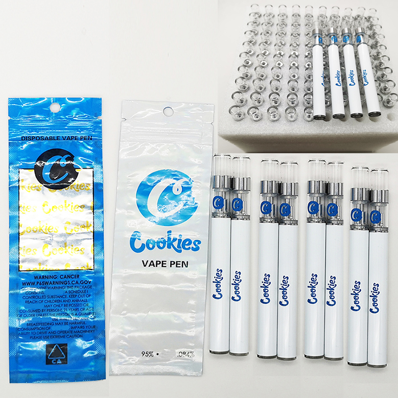 Cookies Disposable Vape Pen 280mah Battery Starter Kits Oil Cartridges Empty Atomizers Vaporizer 0.5ml Carts Disposable E-cigarettes Kits
Cookies Disposable Vape Pen 280mah Battery Starter Kits Oil Cartridges Empty Atomizers Vaporizer 0.5ml Carts Disposable E-cigarettes Kits