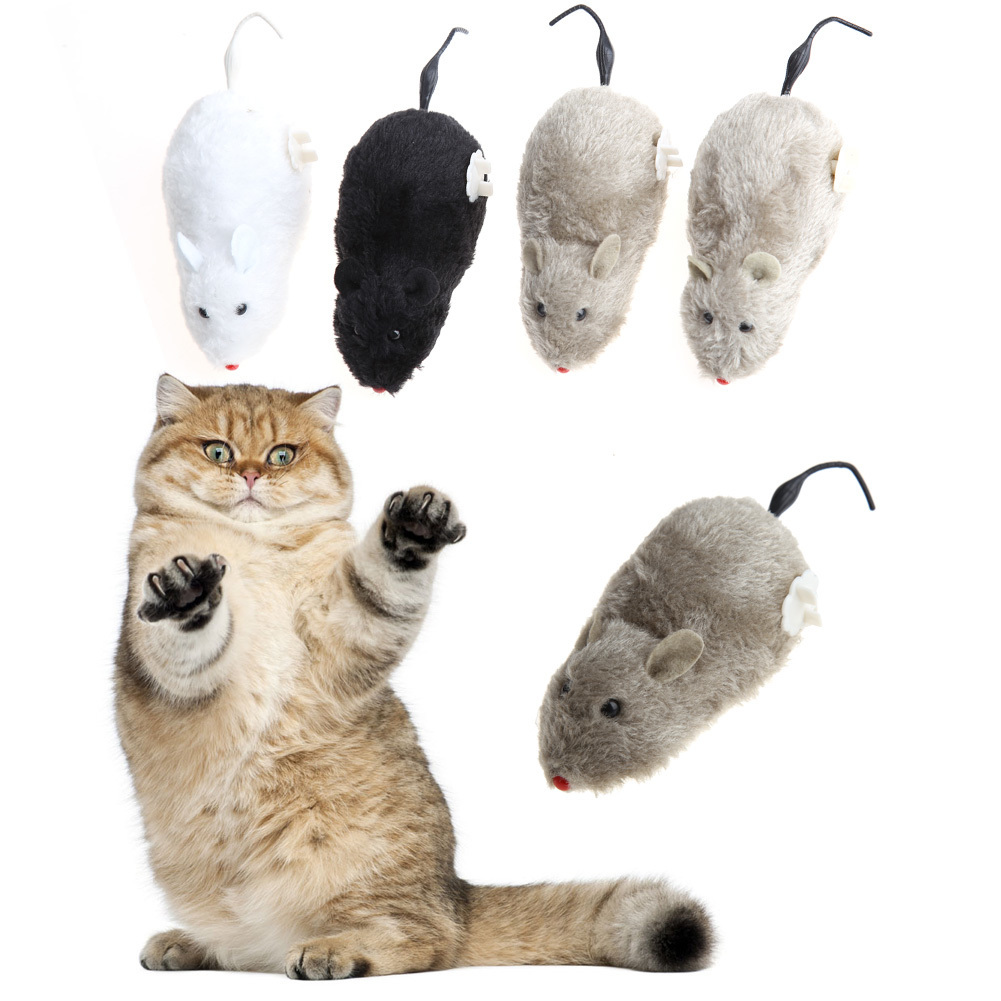 Rc Toy Wireless Winding Mechanism Mouse Cat Toy For Cat Dog Pet Trick Playing Toy Plush Rat Mechanical Motion Rats Random Color
Rc Toy Wireless Winding Mechanism Mouse Cat Toy For Cat Dog Pet Trick Playing Toy Plush Rat Mechanical Motion Rats Random Color