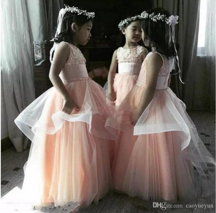 Fashion Flower Girl Dresses Applique Sleeveless O-Neck Tulle Lovely For Pageant Birthday Party First Holy Communion Dresses, Orange
Fashion Flower Girl Dresses Applique Sleeveless O-Neck Tulle Lovely For Pageant Birthday Party First Holy Communion Dresses, Orange