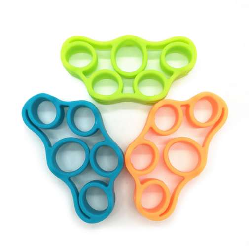 Silicone finger training rally finger resistance belt training device for fitness pull ring handle expander fitness equipment