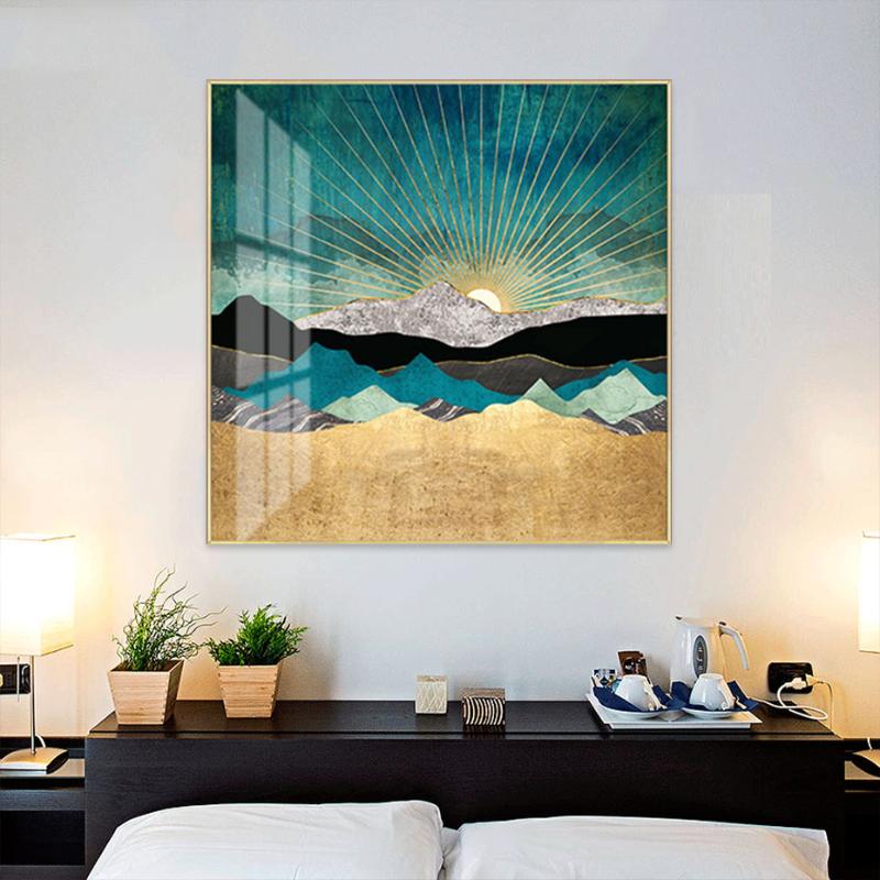 Trendy Colors Sunrise Mountain Landscape Canvas Print Painting Poster Wall Art Picture for Aisle Living Room Home Decor No Frame
Trendy Colors Sunrise Mountain Landscape Canvas Print Painting Poster Wall Art Picture for Aisle Living Room Home Decor No Frame