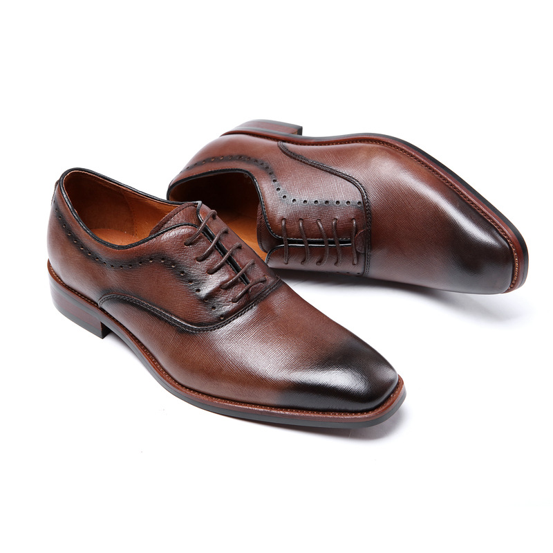 New Men Shoes Lace-up Sole Large Size Cowhide Business Dress Shoes Shoes, Army green
New Men Shoes Lace-up Sole Large Size Cowhide Business Dress Shoes Shoes, Army green