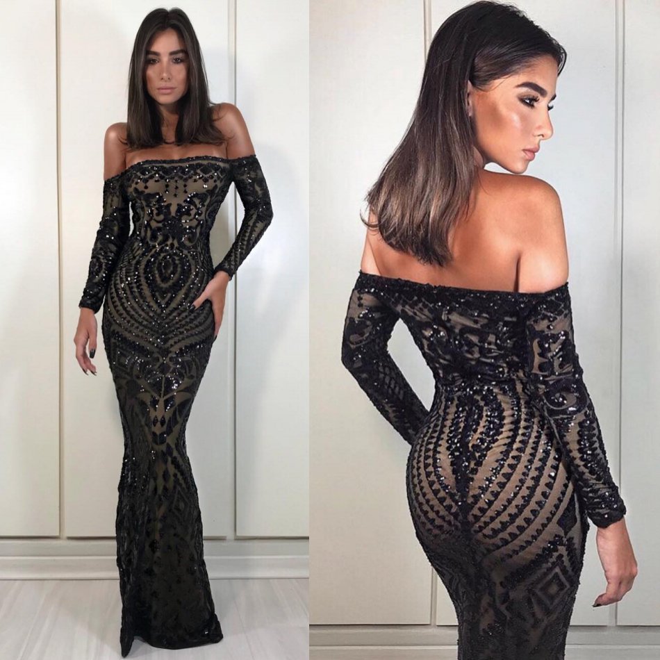 2020 Mermaid Evening Dresses Tulle With Glittle Prom Dress Bateau Long Sleeve Floor Train Special Occasion Dresses, Lavender
2020 Mermaid Evening Dresses Tulle With Glittle Prom Dress Bateau Long Sleeve Floor Train Special Occasion Dresses, Lavender