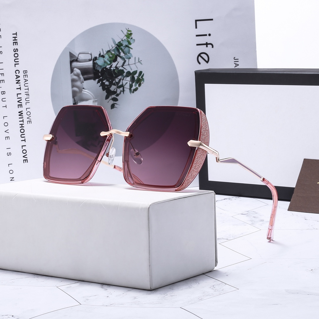 Top Luxury Qualtiy New Fashion Women rimless Sunglasses Vintage Metal Thick glass mirror Sun Glasses Woman High Quality Star style With Box
Top Luxury Qualtiy New Fashion Women rimless Sunglasses Vintage Metal Thick glass mirror Sun Glasses Woman High Quality Star style With Box