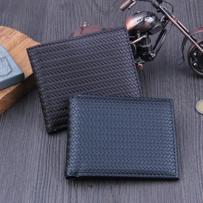 Bifold Business PU Leather Wallet ID Credit Card Holder Purse Pockets Woven Wallet Male TQ-105, Coffee
Bifold Business PU Leather Wallet ID Credit Card Holder Purse Pockets Woven Wallet Male TQ-105, Coffee