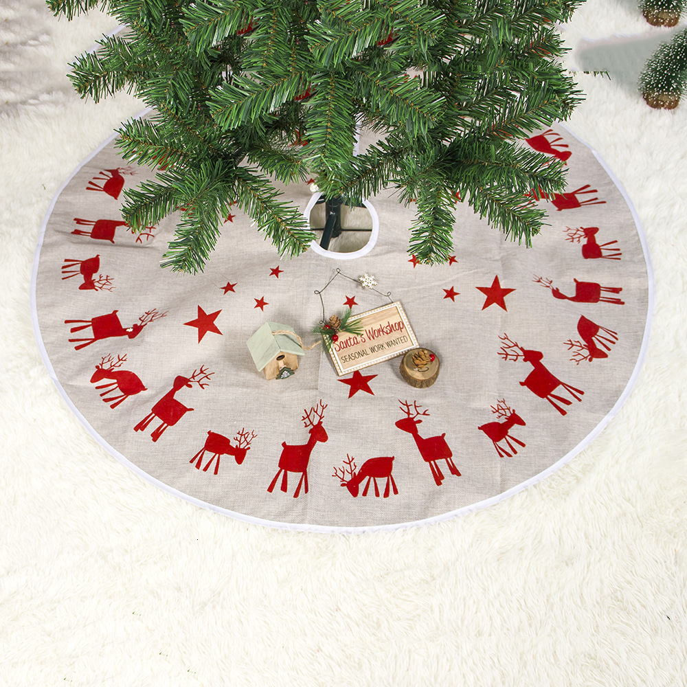 100cm Christmas Tree Skirts Base Floor Mat Cover New Year Xmas Party Supplies Home Decoration Elk Printing Carpet
100cm Christmas Tree Skirts Base Floor Mat Cover New Year Xmas Party Supplies Home Decoration Elk Printing Carpet