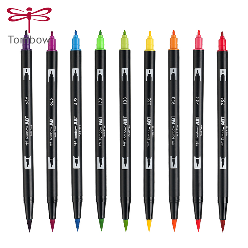 1pcs Tombow Dragonfly ABT Double Head Watercolor Brush BRUSH Pen Beginner Hand Painting Color Pen Student Stationery
1pcs Tombow Dragonfly ABT Double Head Watercolor Brush BRUSH Pen Beginner Hand Painting Color Pen Student Stationery