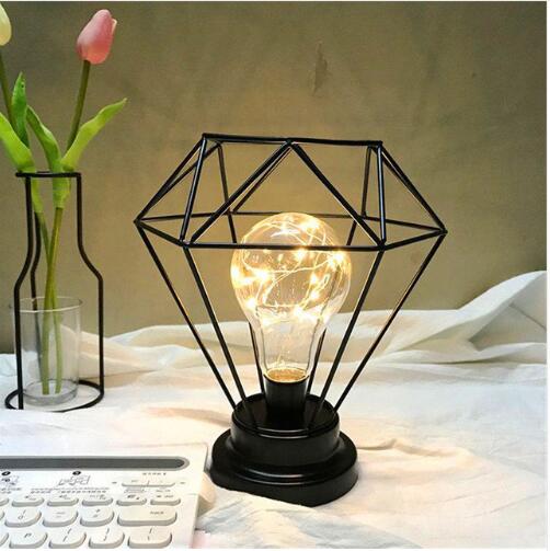 LOFT Vintage Color Iron Led Table Lamps Bedroom Desk Lamp Edison Bulb USB Table Light Bedside Battery Reading Office Desk Lights s
