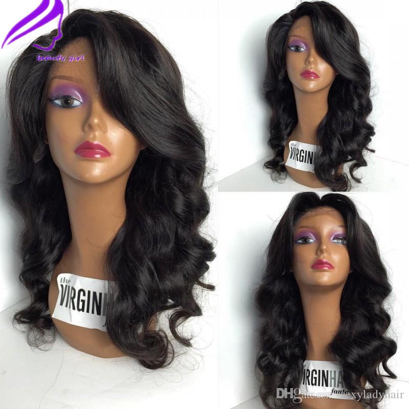 Japanese Heat Resistant Fiber Wigs Synthetic Wavy Lace Front Wig With Baby Hairs Glueless Lace Wigs for Black Woman
