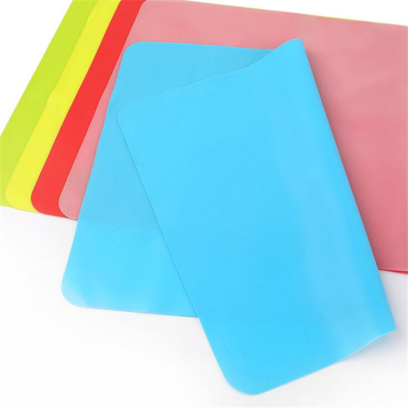 40x30cm Food Grade Silicone Mats Baking Liner Silicone Oven Mat Heat Insulation Pad Waterproof Bakeware Kids Table Placemat