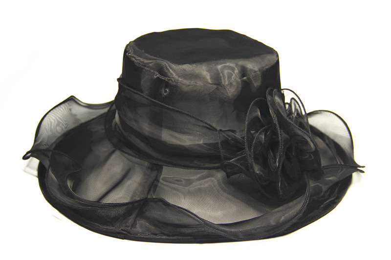 Summer Hat Women Kentucky Derby Wide Brim Sun Hat Wedding Church Sea Beach Hats for Women Floppy Ladies Hat