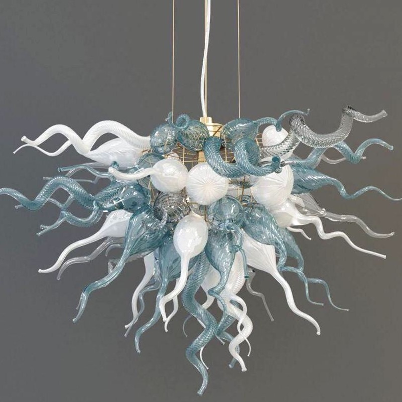 Modern Hand Blown Glass Chandelier Lighting Custom Made Small Cheap Living Room Bedroom Pendant Lamps LED Light Fixtures
Modern Hand Blown Glass Chandelier Lighting Custom Made Small Cheap Living Room Bedroom Pendant Lamps LED Light Fixtures
