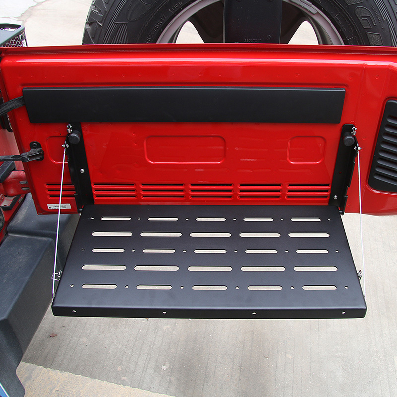 Shelf Door Frame Metal Rear Luggage Holder For Jeep Wrangler JK 2007-2017 High Quality Auto Exterior Accessories