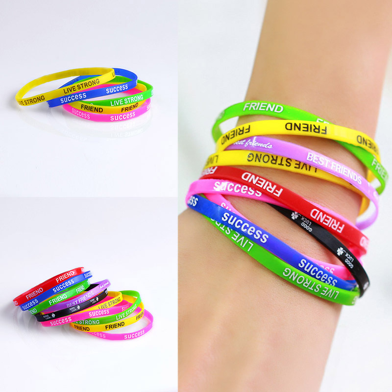 School Popular Girls and Boys Favorite Colorful Silicone Rubber Bracelets Sweet Rainbow Bracelet for Sale
School Popular Girls and Boys Favorite Colorful Silicone Rubber Bracelets Sweet Rainbow Bracelet for Sale