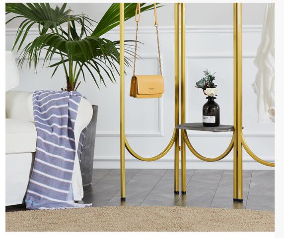 Clothes hanger Bedroom Furniture ins North Europe partition living room screen small house type mobile folding modern simple racks