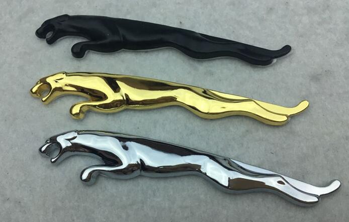 2019 1 Pair 3D Alloy Metal Side Door Trunk Emblem Decal Car Styling Rear Badge Sticker for Jaguar X S F type XK XJL