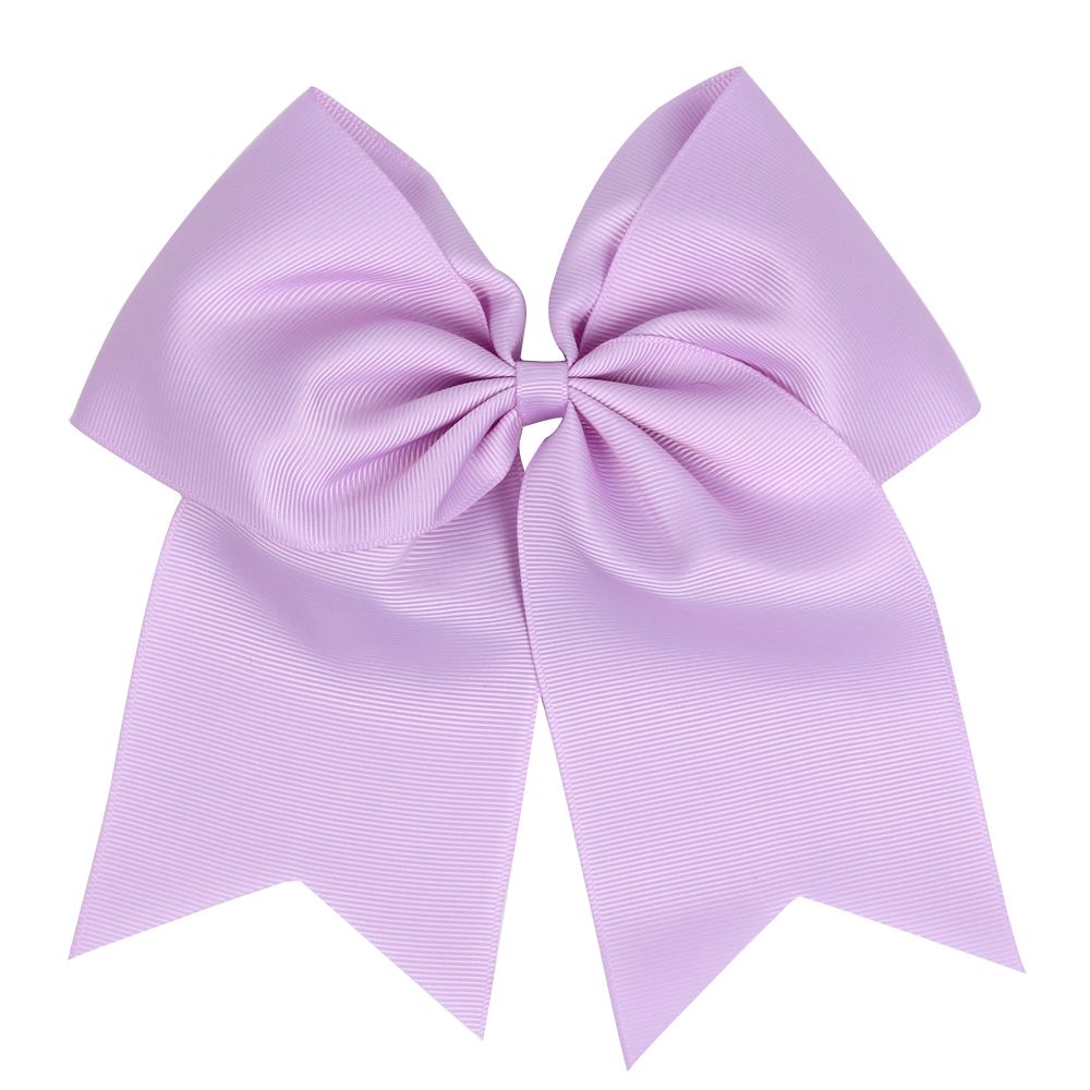 Girls Solid Ribbon Grosgrain Hair Bows clip With Elastic Hair Ties Bobbles Cheerleading Hair Accessories 20pcs HC004