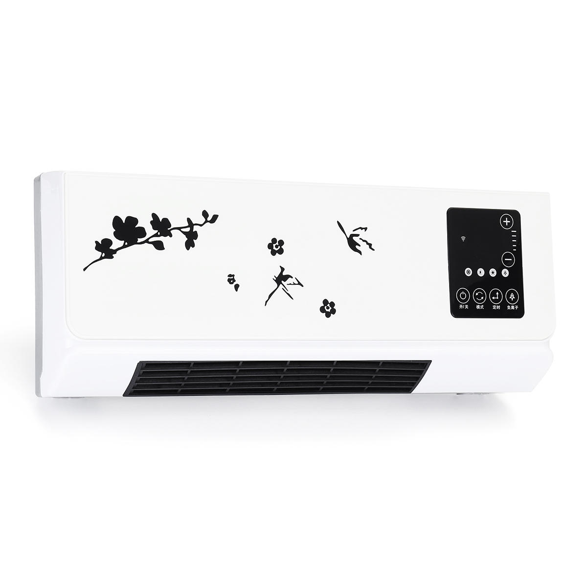 2000W Wall MountedDesktop Heater Air Conditioner Dehumidifier Clothes Dryer with Remote Control