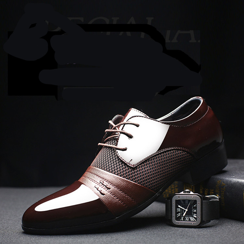 Hot Sale-italian mens shoes brands wedding formal oxford shoes for mens pointed toe dress shoes sapato masculino