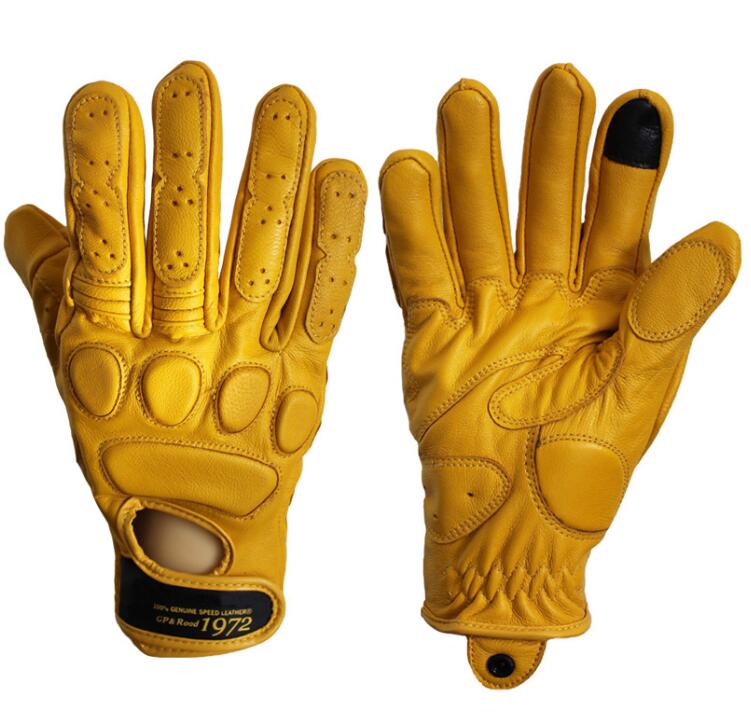 Motorcycle gloves motorcycle equipment retro goat leather riding gloves fall-resistant leather gloves
Motorcycle gloves motorcycle equipment retro goat leather riding gloves fall-resistant leather gloves