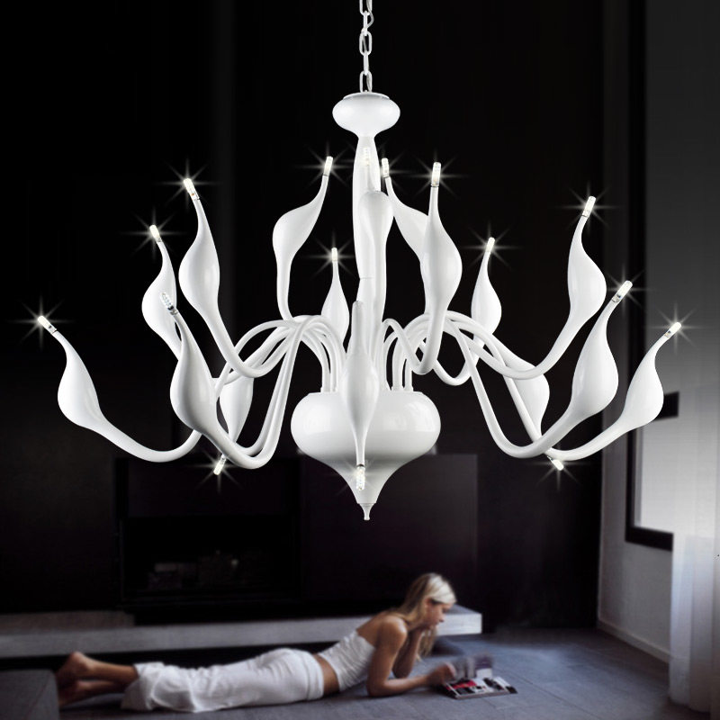 Modern Led Chandelier lamp Art Deco European Candle Ceiling Bedroom Living Dinning Room Decoration