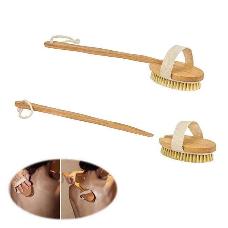 Dismountable Long Handle Bath Body Brush Shower Reach Back Bristle Exfoliating Brush Cleaning Scrubber For Body Back SPA Bath Supplies
Dismountable Long Handle Bath Body Brush Shower Reach Back Bristle Exfoliating Brush Cleaning Scrubber For Body Back SPA Bath Supplies