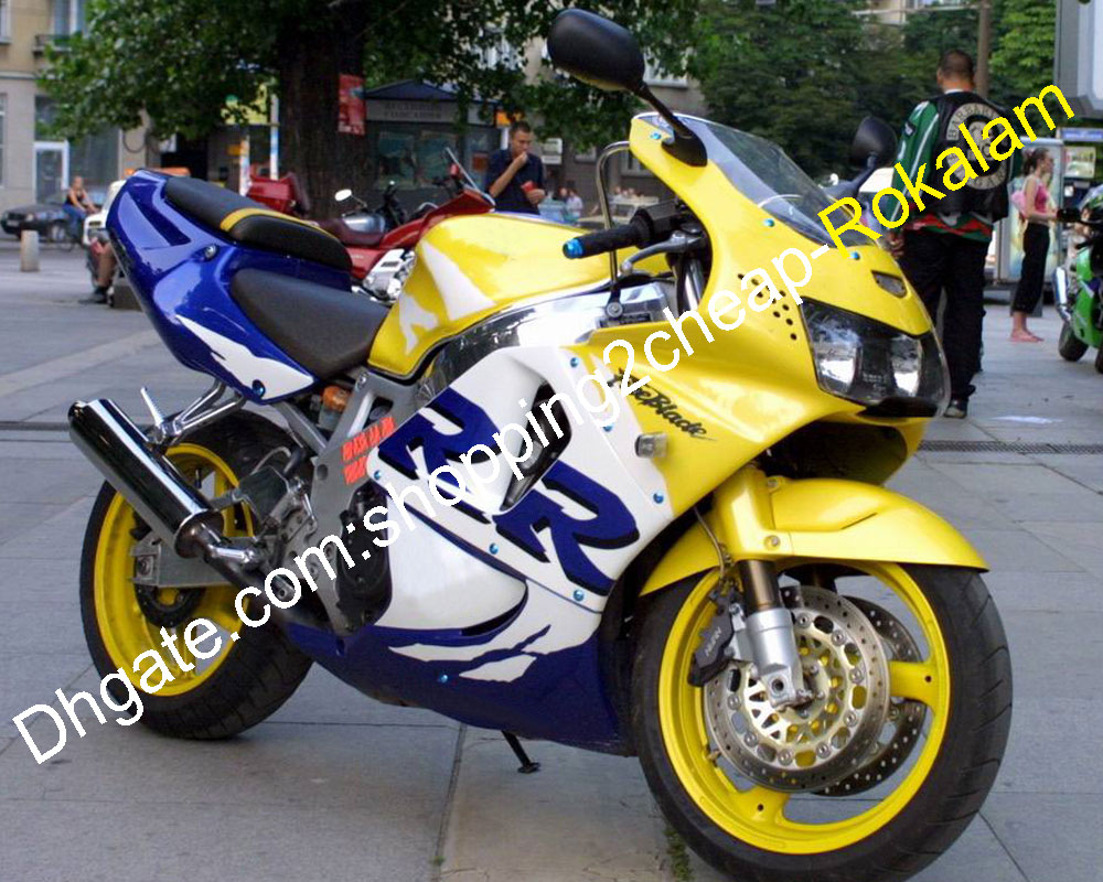 Motorbike Bodywork Parts For Honda CBR900RR 919 CBR900 CBR 900RR RR Fireblade Motorcycle Fairing Kit 1998 1999 98 99 White Yellow Blue