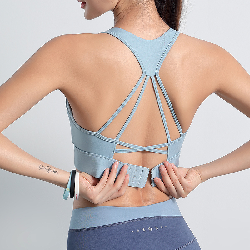New model 2019 shock - proof sports bra adjustable underwear yoga clothing fitness vest