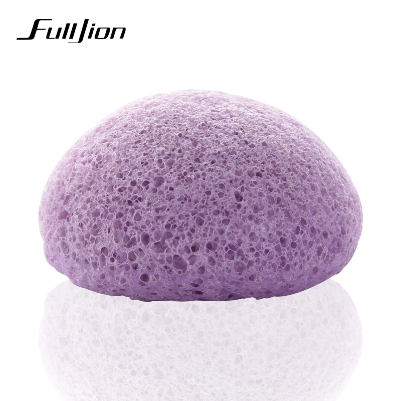 Fulljion 6 Colors Natural Konjac Konnyaku cosmetic puff Facial sponge Face Cleanse Washing Facial Care Face Powder Makeup Tools C18122501