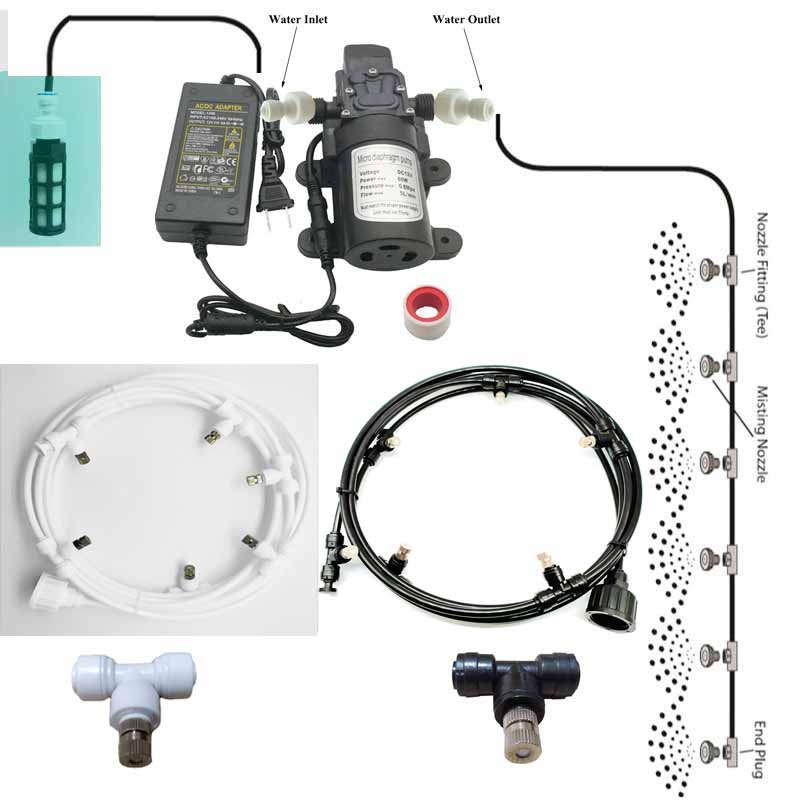 Electric sprayer Pump 12V garden water misting fogging system for flowers plant greenhouse watering misting system
Electric sprayer Pump 12V garden water misting fogging system for flowers plant greenhouse watering misting system