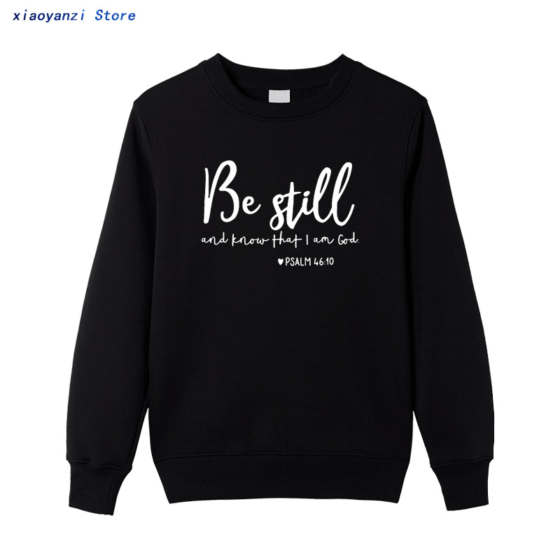 Be Still And Know That I Am God Pullovers Unisex men Religious Christian Sweatshirts Casual Autumn Faith Bible Verse Hoodies, Solid gray
Be Still And Know That I Am God Pullovers Unisex men Religious Christian Sweatshirts Casual Autumn Faith Bible Verse Hoodies, Solid gray