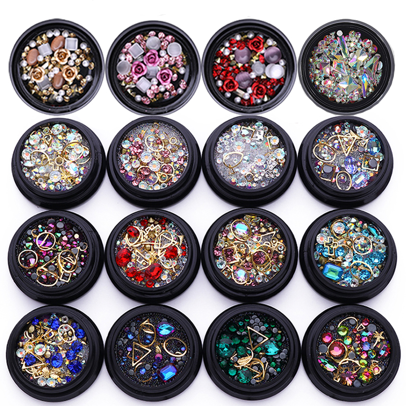 3D Nail Art Rhinestones Metal Rivet Beads Studs Mixed Size Nail Art Decoration Accessories Stones Decors DIY Tips
3D Nail Art Rhinestones Metal Rivet Beads Studs Mixed Size Nail Art Decoration Accessories Stones Decors DIY Tips