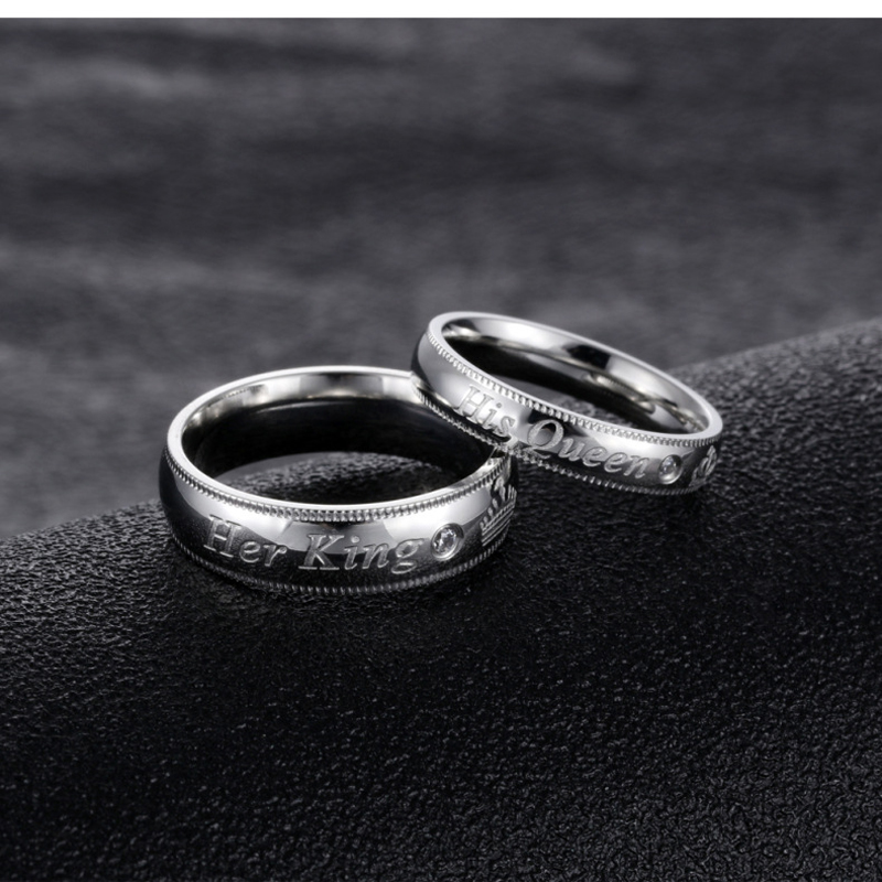 KING QUEEN Fashion Wedding Rings For Lovers Romantic Cubic Zirconia 7mm Engagement Forever Love Couple Ring for Men Women
KING QUEEN Fashion Wedding Rings For Lovers Romantic Cubic Zirconia 7mm Engagement Forever Love Couple Ring for Men Women