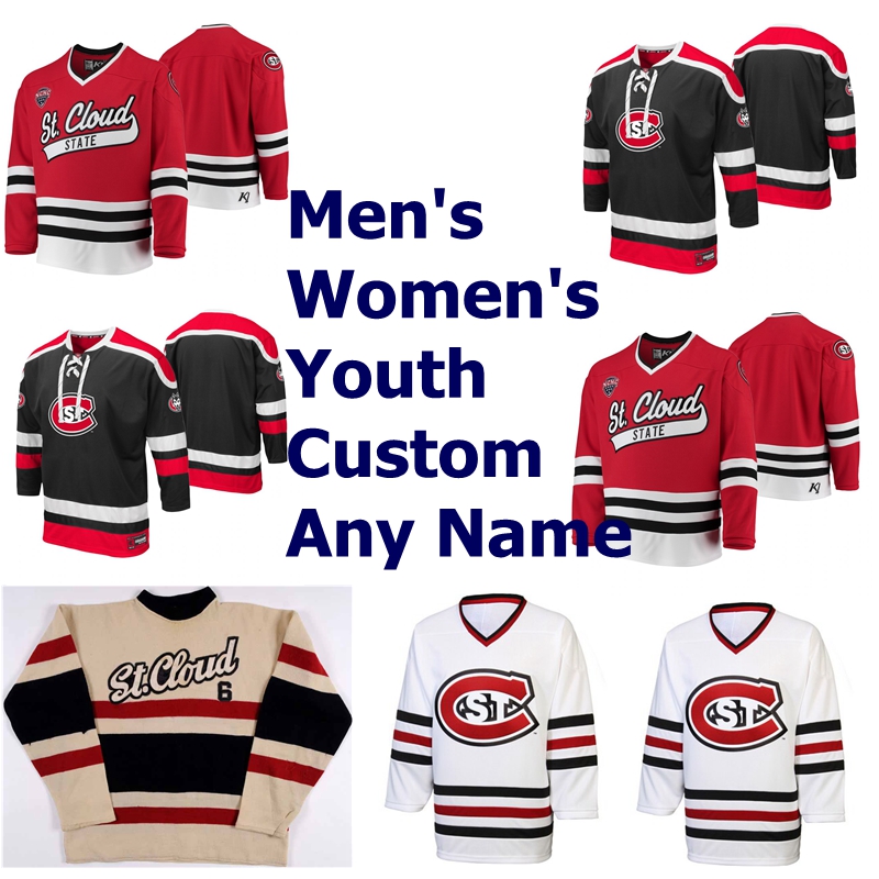 St. Cloud State Huskies College Hockey Jerseys Women's Luke Jaycox Jersey Tyler Anderson Robby Jackson Schuldt Spencer Meier Custom Stitched, Mens black
St. Cloud State Huskies College Hockey Jerseys Women's Luke Jaycox Jersey Tyler Anderson Robby Jackson Schuldt Spencer Meier Custom Stitched, Mens black