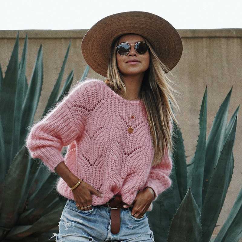 O neck knitted pollover sweater jumper women autumn winter casual elegant oversize soft pink sweater jumpers top pull femme
O neck knitted pollover sweater jumper women autumn winter casual elegant oversize soft pink sweater jumpers top pull femme