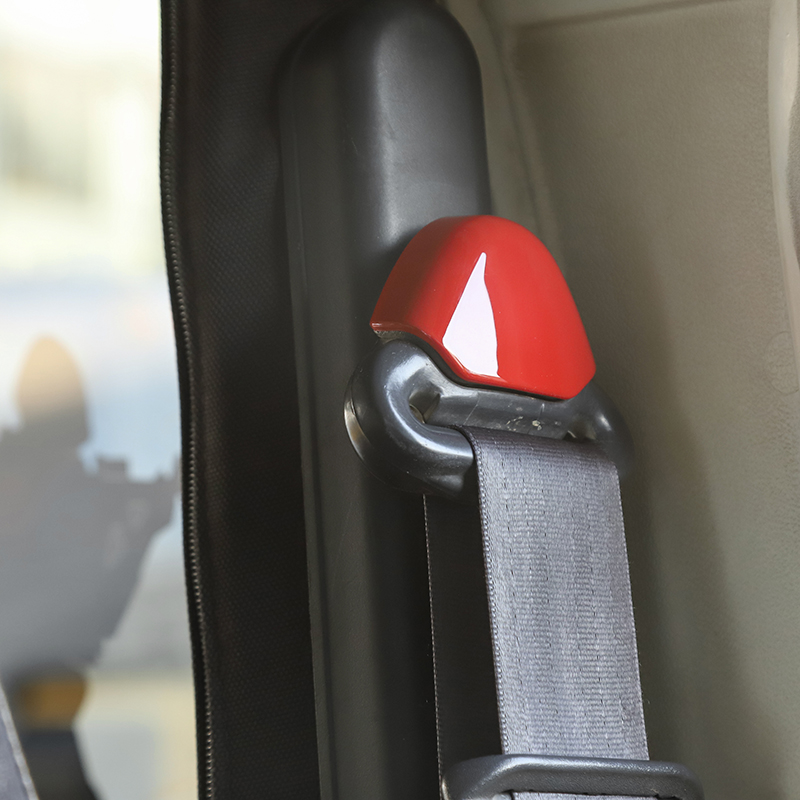 For TJ ABS Safety Belt Decoration Cover For Jeep Wrangler TJ 1997-2006 Second Generation Auto Interior Accessories