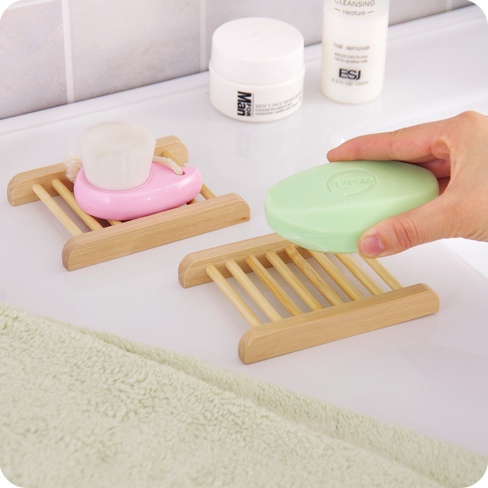 Bathroom Wooden Soap Case Holder Sink Deck Bathtub Shower Dish, Rectangular, Hand Craft, Natural Wooden Holder for Sponges, Scrubber, Wood color
Bathroom Wooden Soap Case Holder Sink Deck Bathtub Shower Dish, Rectangular, Hand Craft, Natural Wooden Holder for Sponges, Scrubber, Wood color