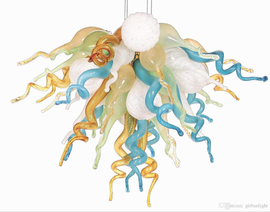 Pretty Colored Designed Blown Glass Chandelier Light Modern Art Decor Custom Made Glass Energy Saving LED Small Cheap Chandelier
Pretty Colored Designed Blown Glass Chandelier Light Modern Art Decor Custom Made Glass Energy Saving LED Small Cheap Chandelier