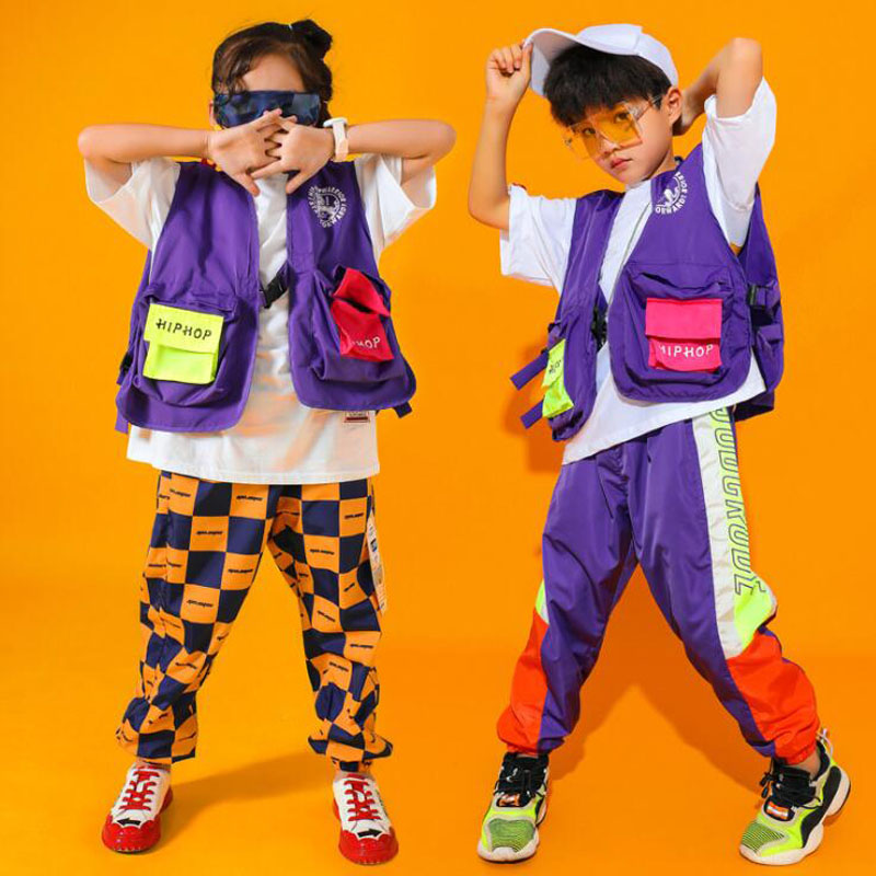 Kids Jazz Dance Children Performance Costume Girls Hip Hop Stage Wear Dance Costumes Jazzy Wear Boys Street Clothes, White
Kids Jazz Dance Children Performance Costume Girls Hip Hop Stage Wear Dance Costumes Jazzy Wear Boys Street Clothes, White
