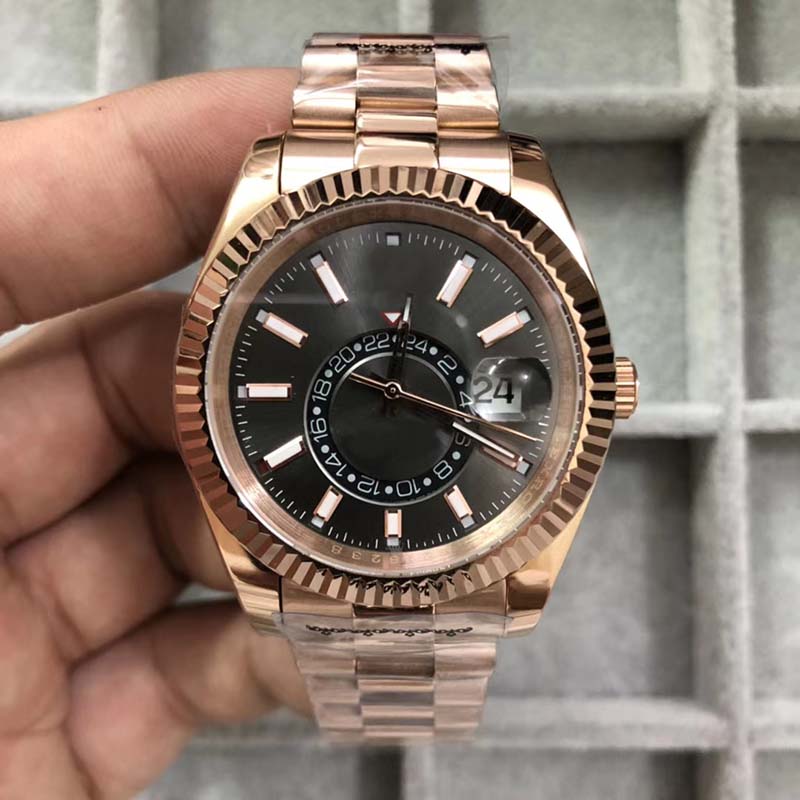 High Quality Automatic 2813 Movement Popular Men Watch Black Face Sapphire Crystal 18k Gold Band Watch
High Quality Automatic 2813 Movement Popular Men Watch Black Face Sapphire Crystal 18k Gold Band Watch