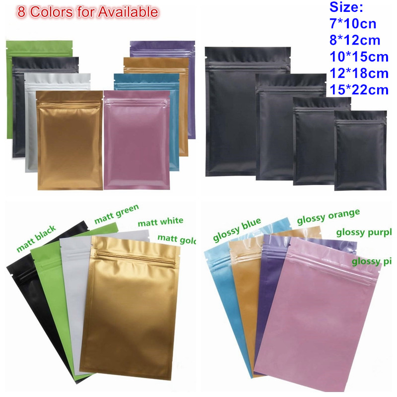 NEW Black Plastic mylar bags Aluminum Foil Zipper Bag for Long Term food storage and collectibles protection 8 colors two side colored
NEW Black Plastic mylar bags Aluminum Foil Zipper Bag for Long Term food storage and collectibles protection 8 colors two side colored