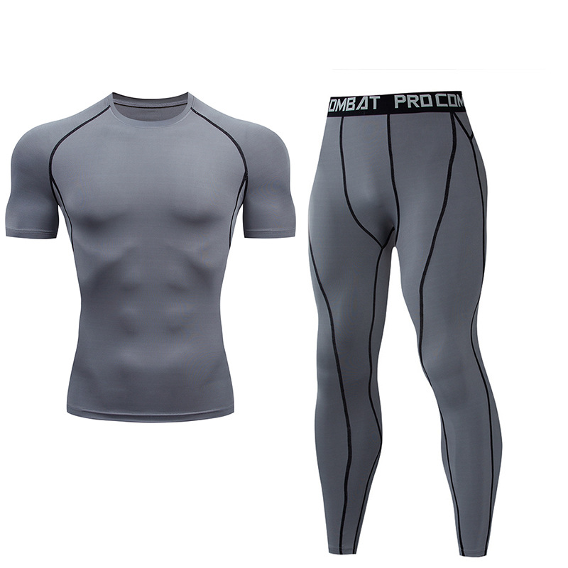 New arrival Quick Dry Fitness Tights Running Set Men Sport Suit Gym Training Sports Clothing Man' Compression Sportswear, 02
New arrival Quick Dry Fitness Tights Running Set Men Sport Suit Gym Training Sports Clothing Man' Compression Sportswear, 02