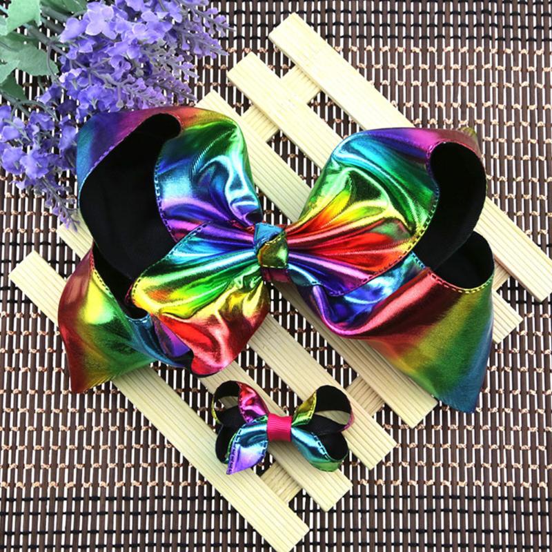 Large Rainbow Reversible Leather Hair Bow Queen Dance Moms Cheer Magic, As pic
Large Rainbow Reversible Leather Hair Bow Queen Dance Moms Cheer Magic, As pic